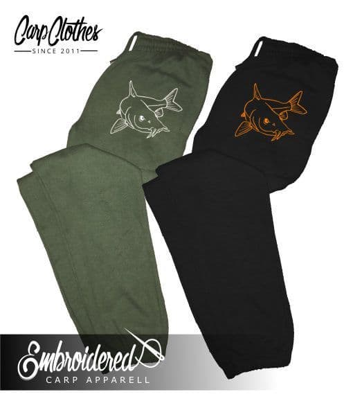 027 EMBROIDERED BARBEL JOGGERS