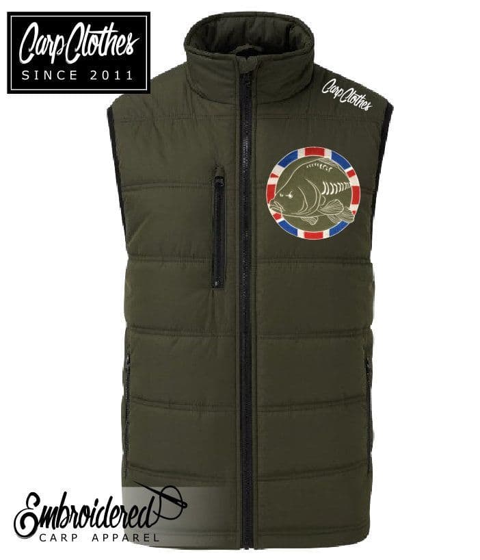 030 CARP PADDED BODYWARMER