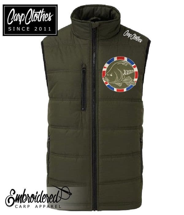 030 CARP PADDED BODYWARMER