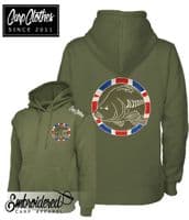 030 EMBROIDERED CARP HOODIE