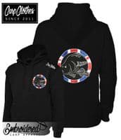 030 EMBROIDERED CARP HOODIE