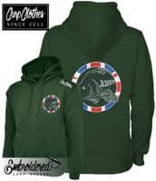 030 EMBROIDERED CARP HOODIE