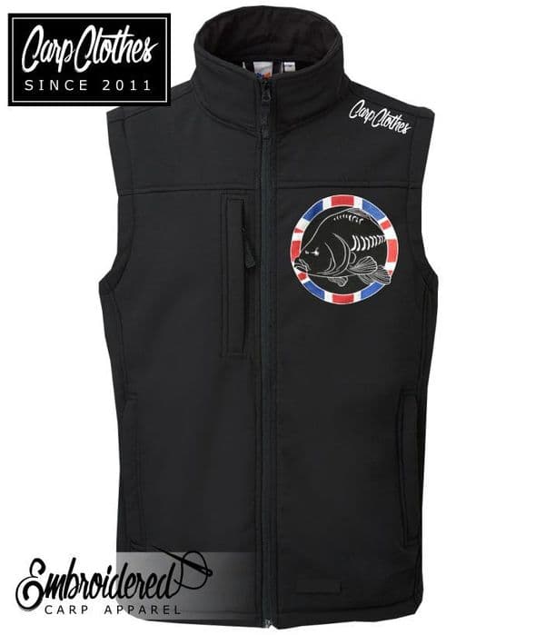 030 EMBROIDERED SOFTSHELL BODY WARMER