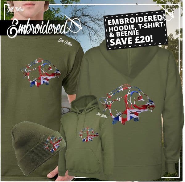 034 EMBROIDERED CARP DEAL