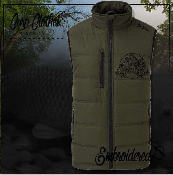 035 CARP PADDED BODYWARMER
