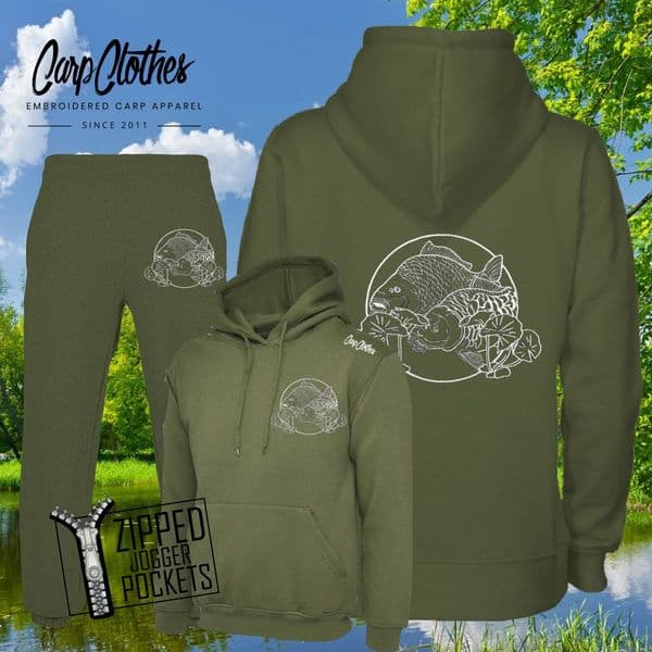 035 EMBROIDERED CARP PACKAGE DEAL MILITARY GREEN