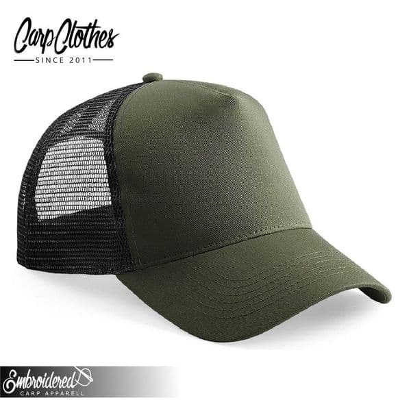 CARP CLOTHES OLIVE TRUCKER CAP