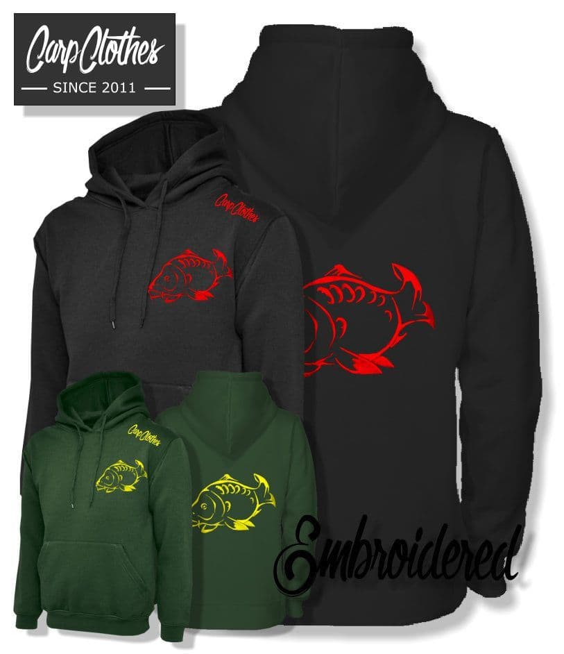 CHILD 001 EMBROIDERED CARP FISHING HOODIE