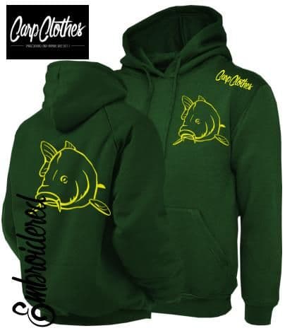 CHILD 004 EMBROIDERED CARP FISHING HOODIE BOTLLE