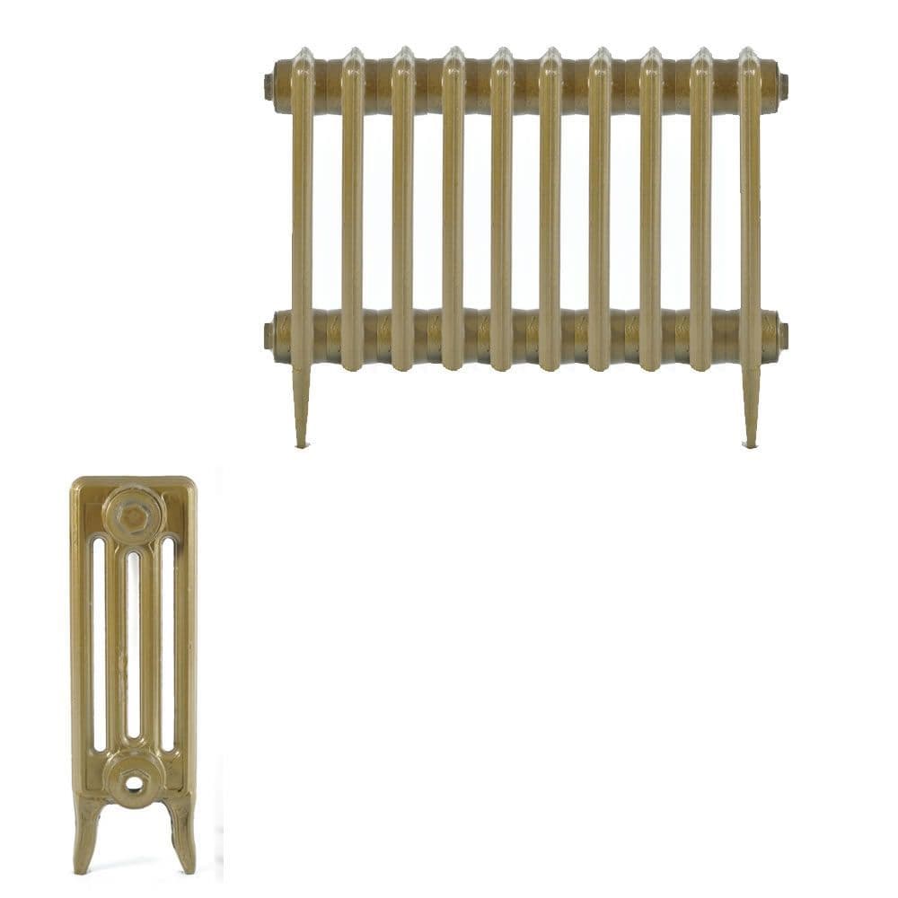 4 Column Cast Iron Radiators 460mm 10 Sections Painted