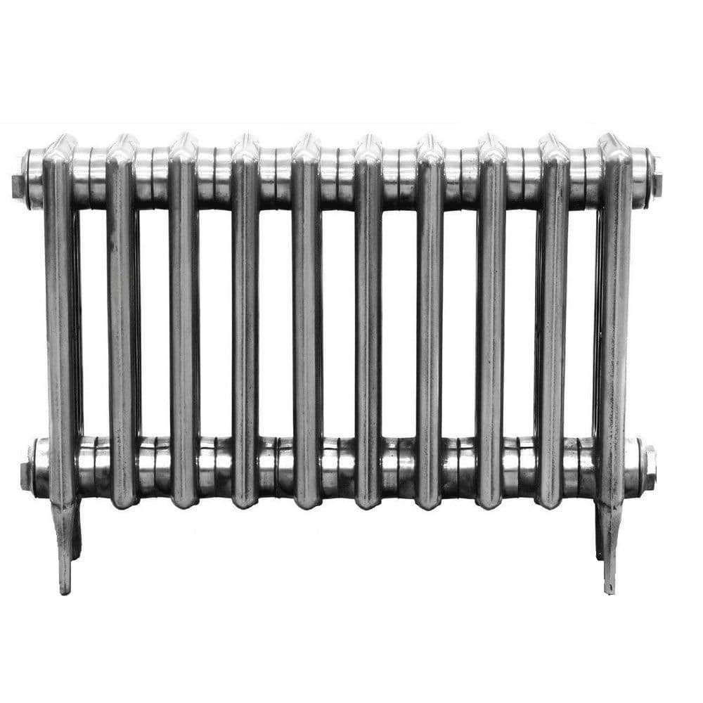 4 Column Cast Iron Radiators 460mm 10 Sections Polished