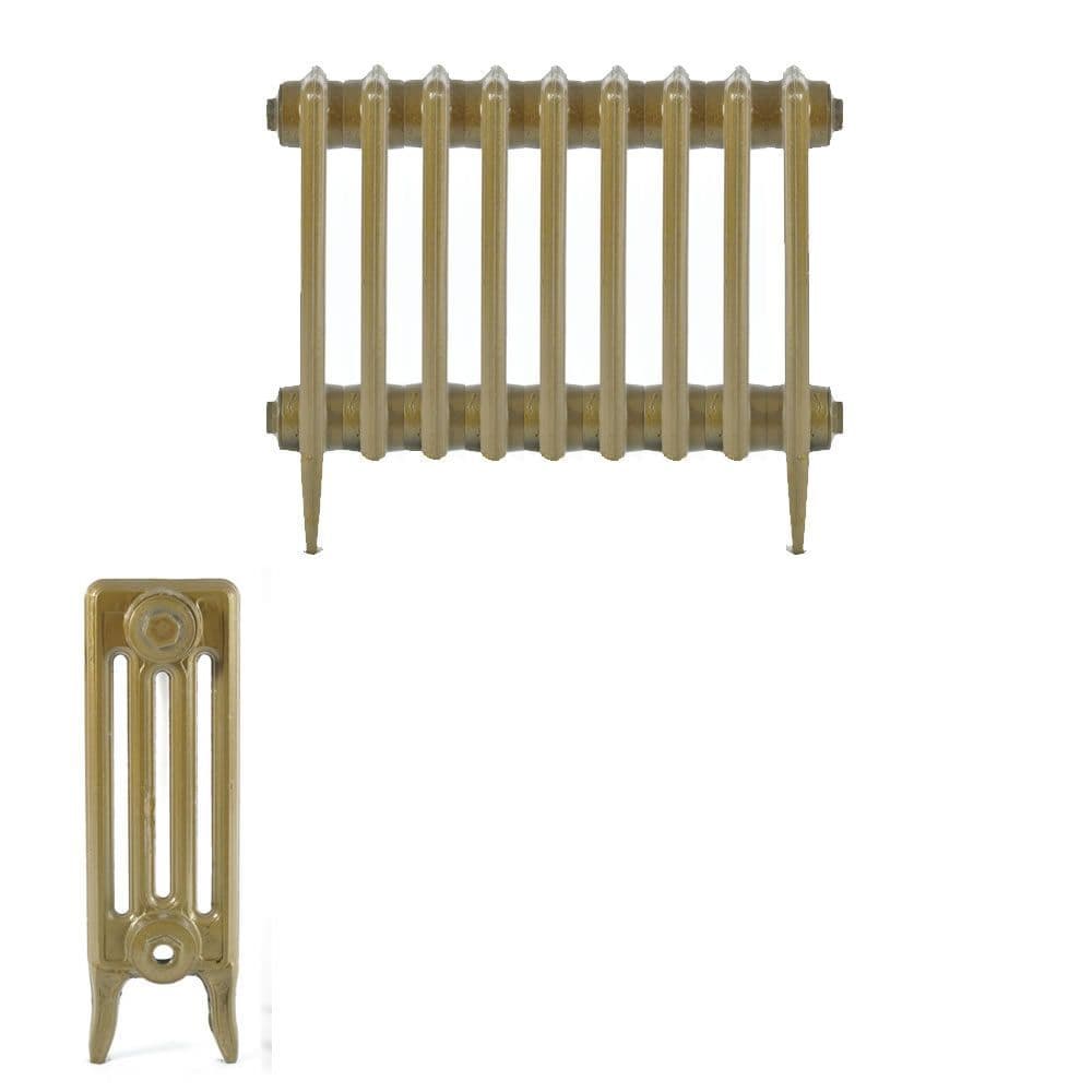 4 Column Cast Iron Radiators 460mm 9 Sections Painted