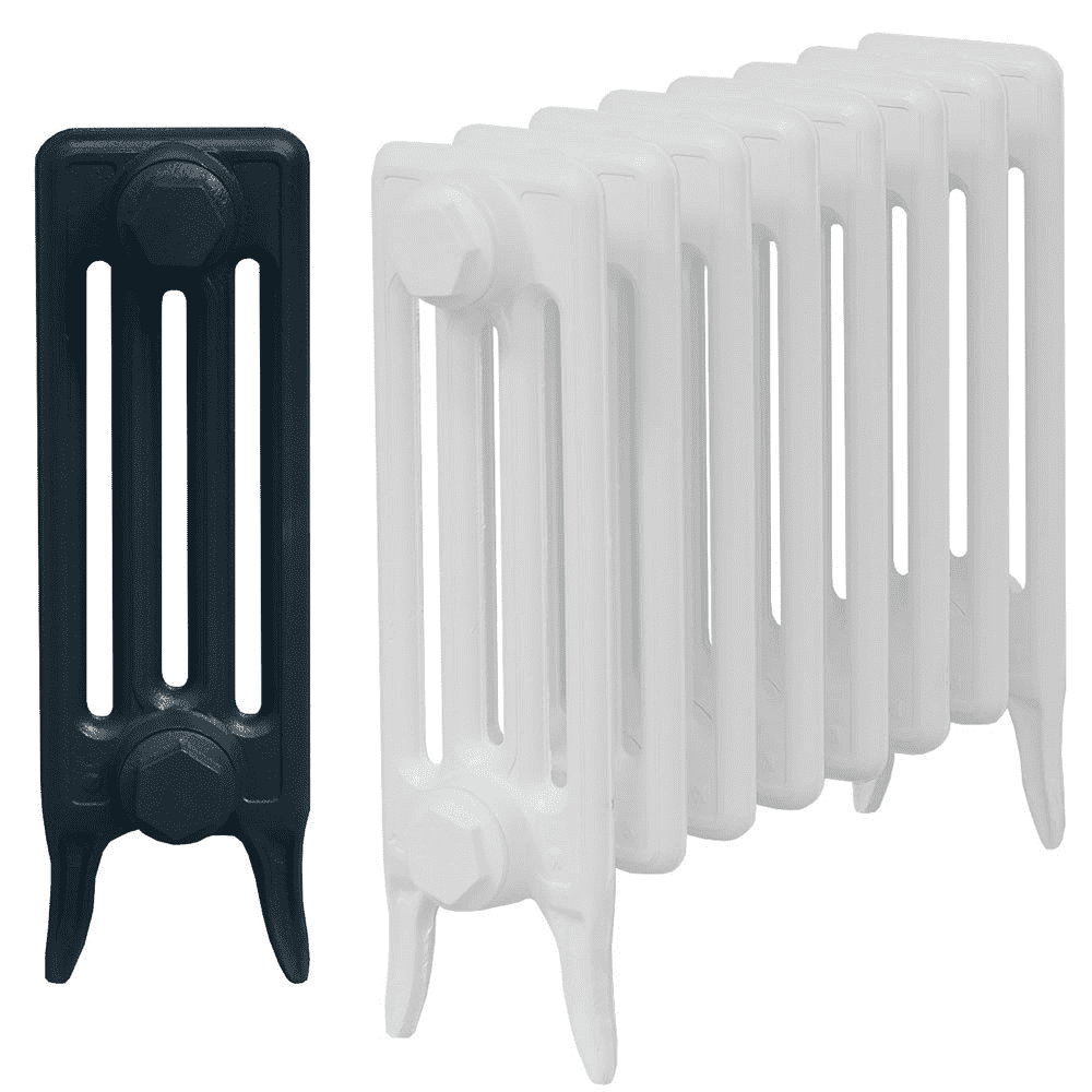 460mm Neo Classic 4 column Cast Iron Radiators available in a range of ...