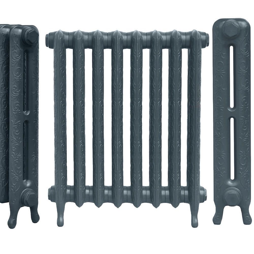 Art Nouveau Cast Iron Radiators 750mm 8 Sections