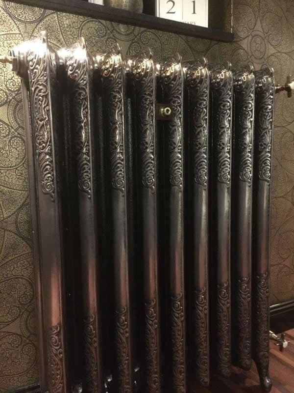 950mm bloomsbury cast iron radiator