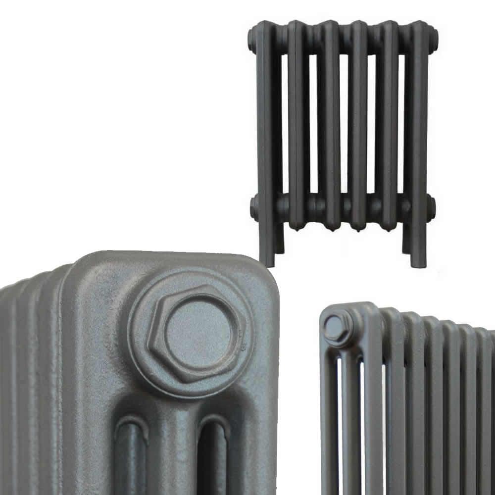 School Type Radiators Classic 3 Column Cast Iron Radiators 500mm 6 Sections