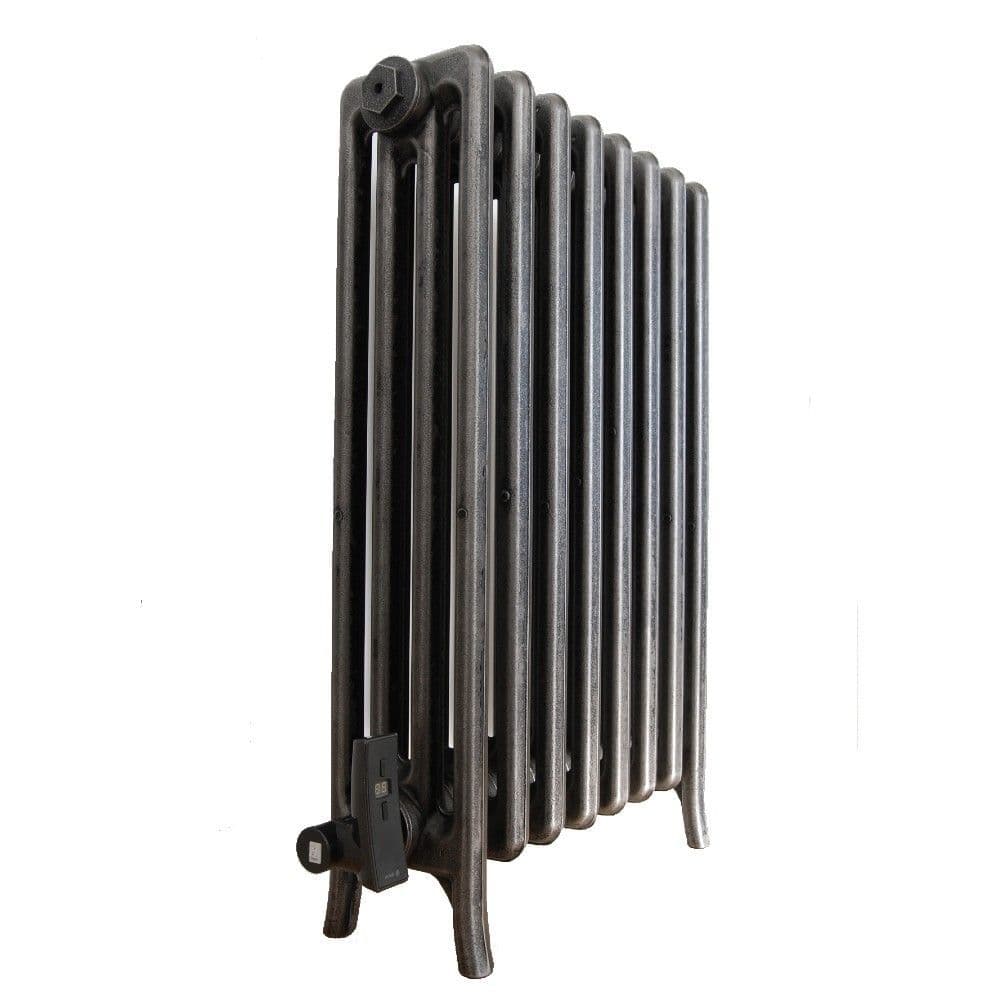 Metallic Electric 4 Column Classic Cast Iron Radiators 750mm