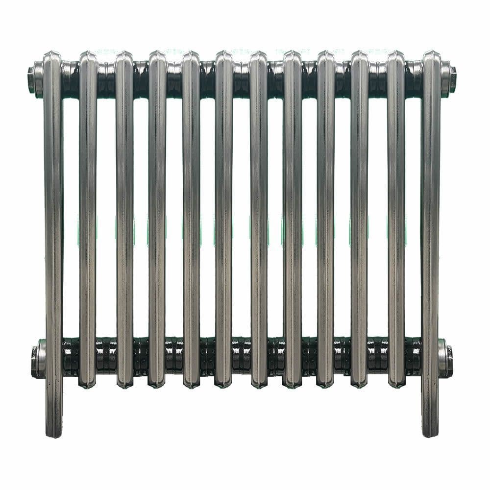 Classic 3 Column Cast Iron Radiators 650mm 12 Sections Polished