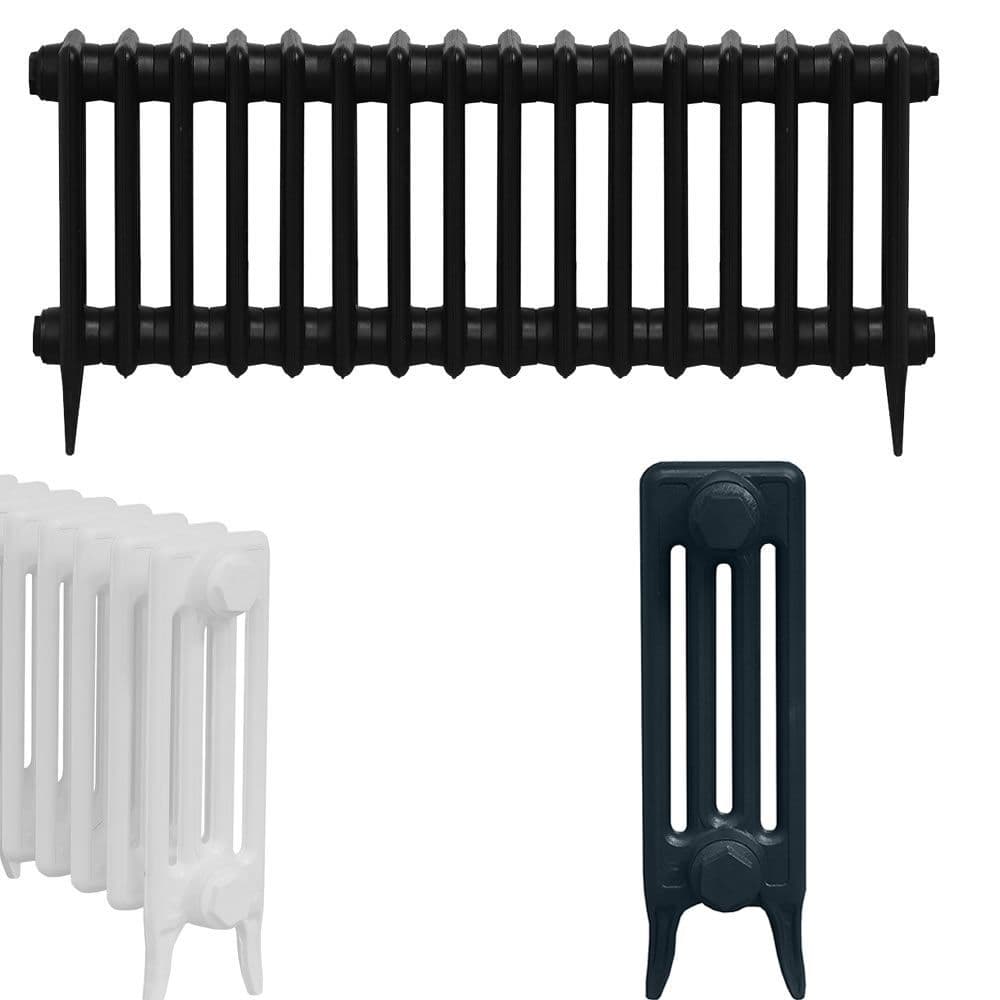 4 Column Cast Iron Radiators 460mm 16 Sections