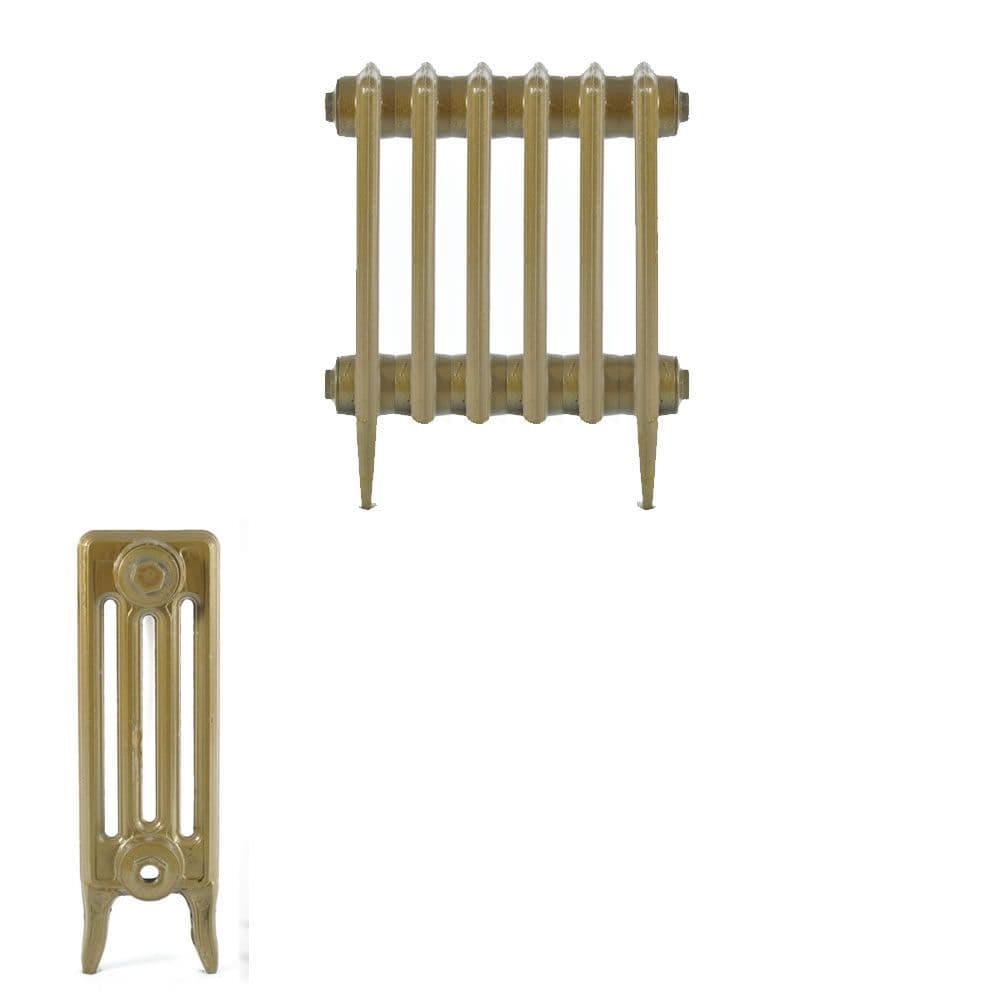 4 Column Cast Iron Radiators 460mm 6 Sections Painted