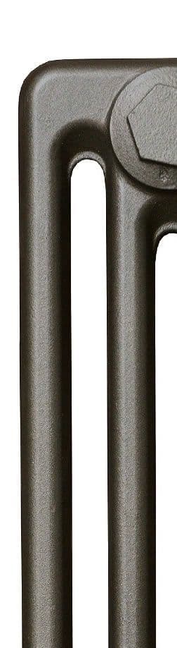 Grey Bronze Painted Cast Iron Radiator