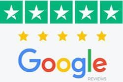 trust pilot reviews and google reviews