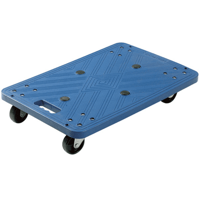 Dolly / trolley to suit front loader insulated Kanga boxes four castors strong stable design. Rot pr