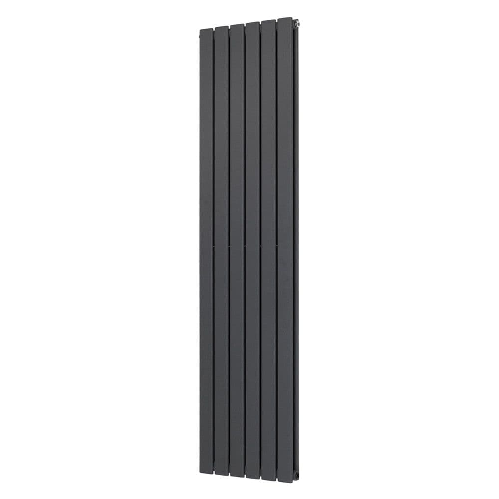 Anthracite Grey Flat Panel Vertical Designer Radiator Choice Of Size