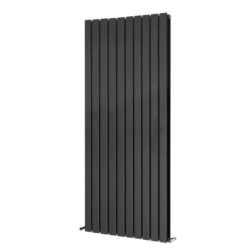 Anthracite Grey Flat Panel Vertical Designer Radiator Choice Of Size