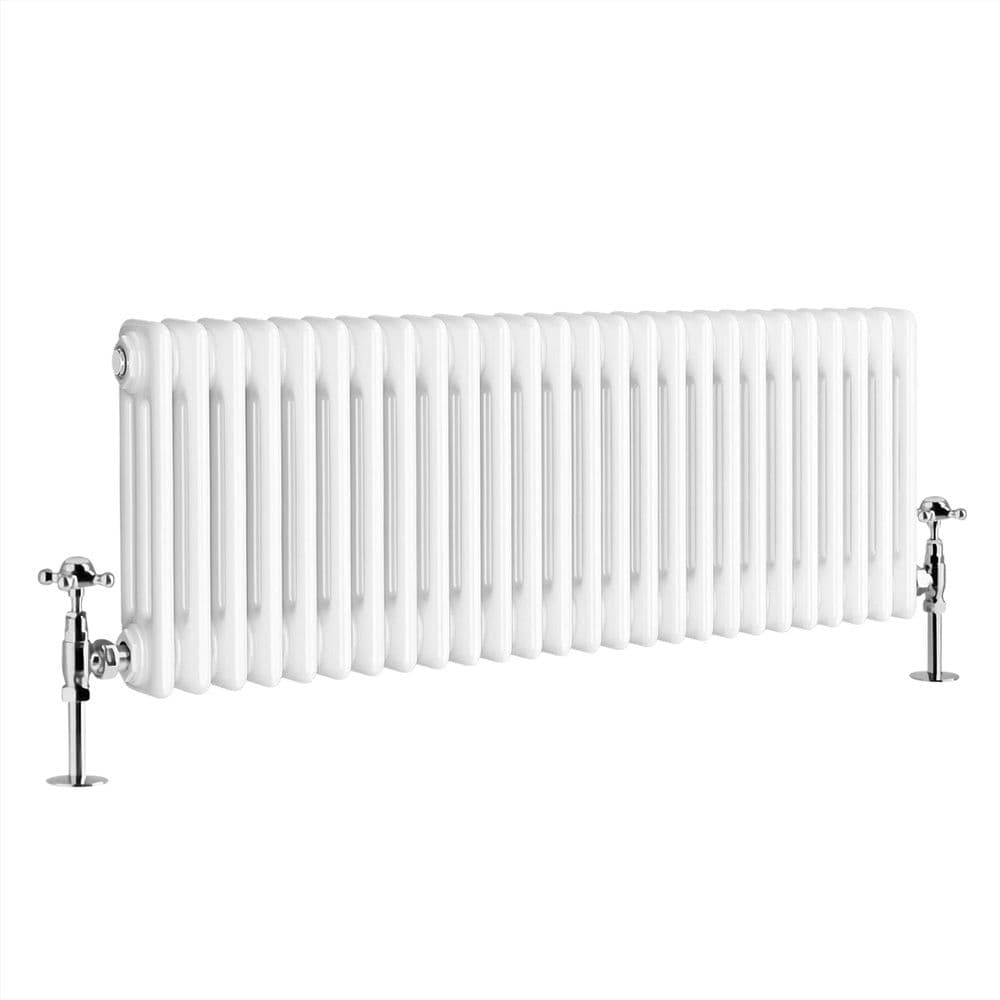 Designer Radiator - Column Horizontal Triple - 300 x 1190mm - White