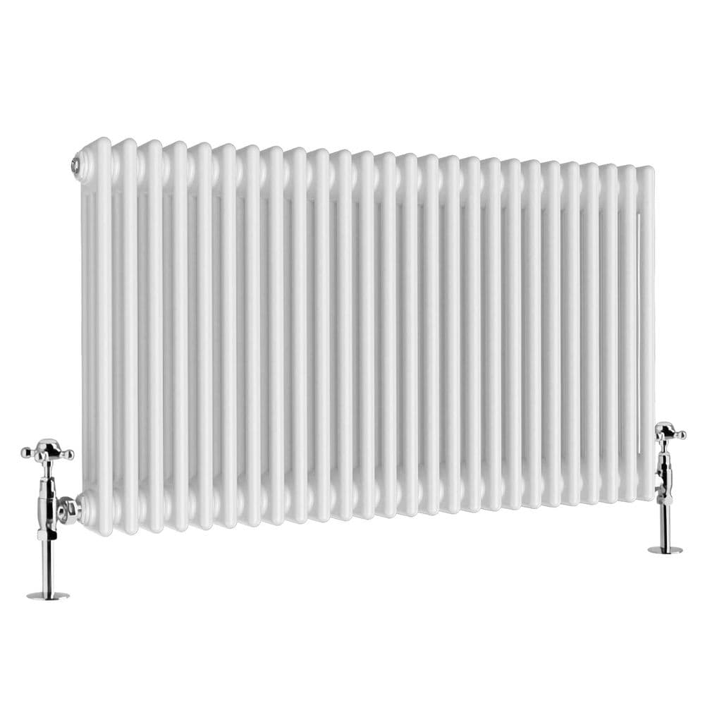 Designer Radiator - Column Horizontal Triple - 600 x 1190mm - White