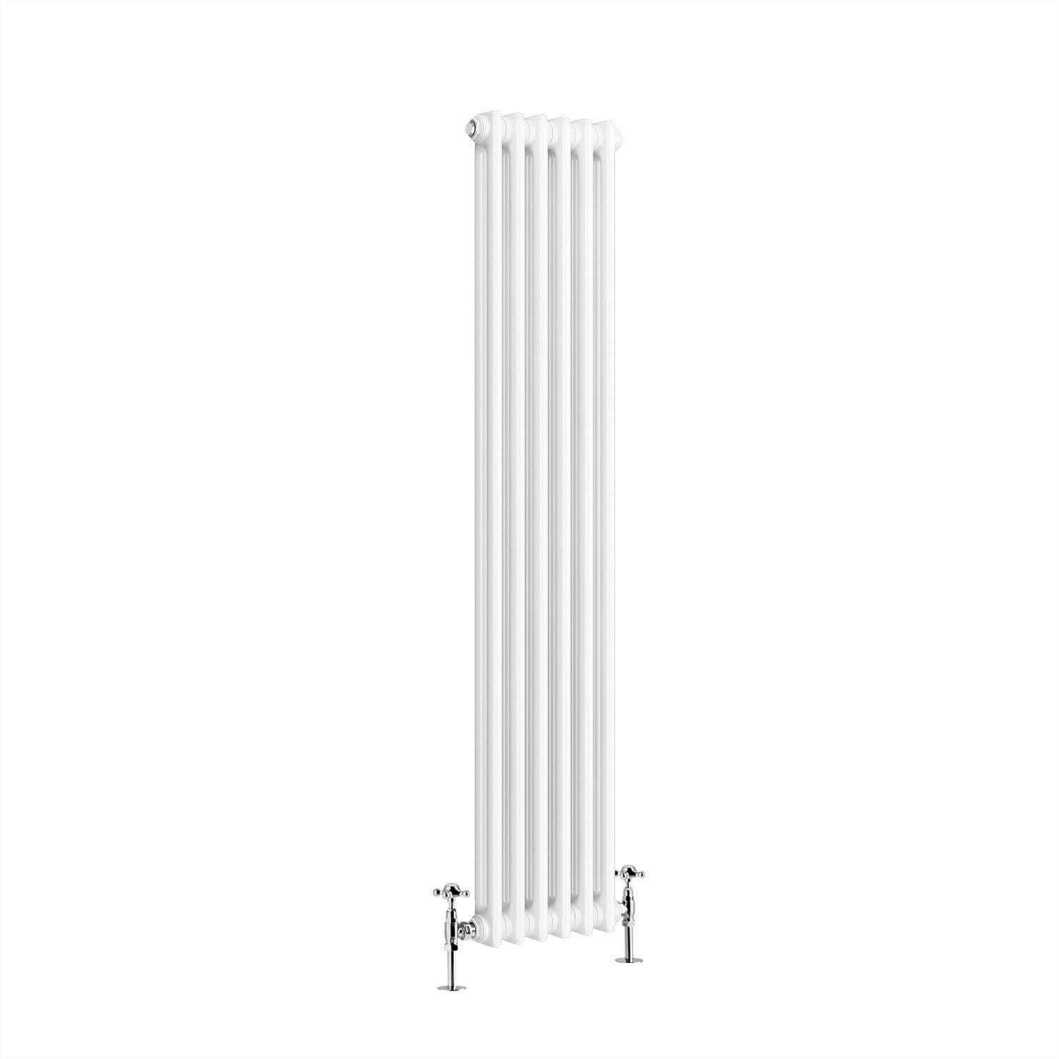 Designer Radiator - Column Vertical Double - 1500 x 290mm - White