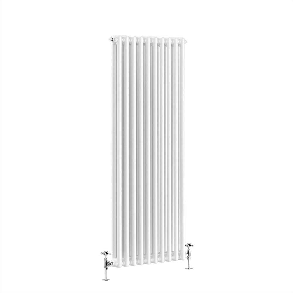 Designer Radiator - Column Vertical Double - 1500 x 470mm - White