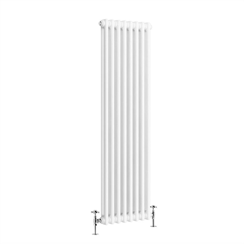 Designer Radiator - Column Vertical Double - 1800 x 380mm - White