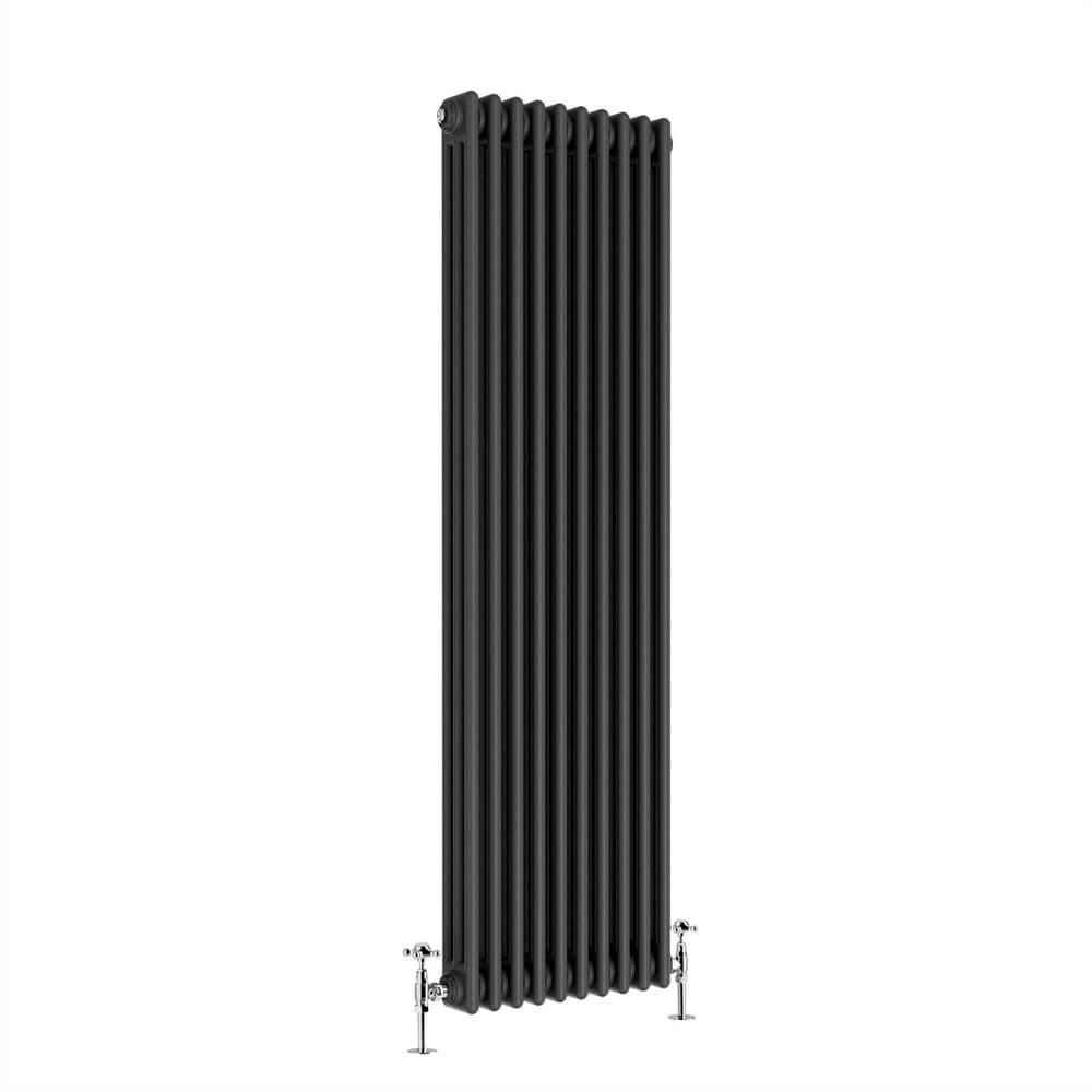 Designer Radiator - Column Vertical Triple - 1800 x 470mm - Anthracite Grey