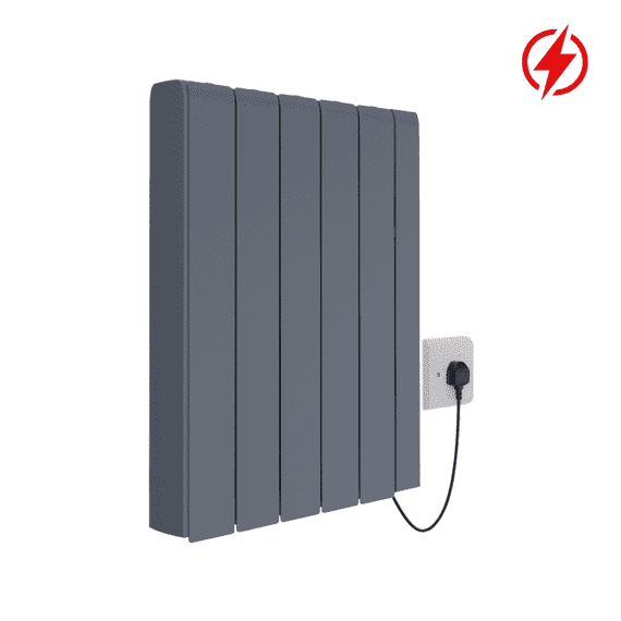 Designer Radiator - Electric ECO Smart WiFi Energy Efficient - 1500W - Anthracite Grey