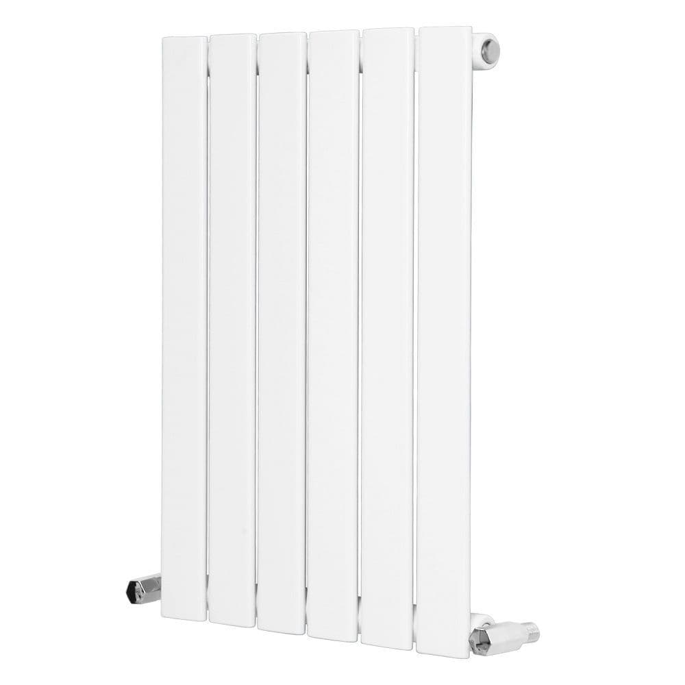 Designer Radiator - Flat Panel Horizontal Single - 600 x 408mm - White