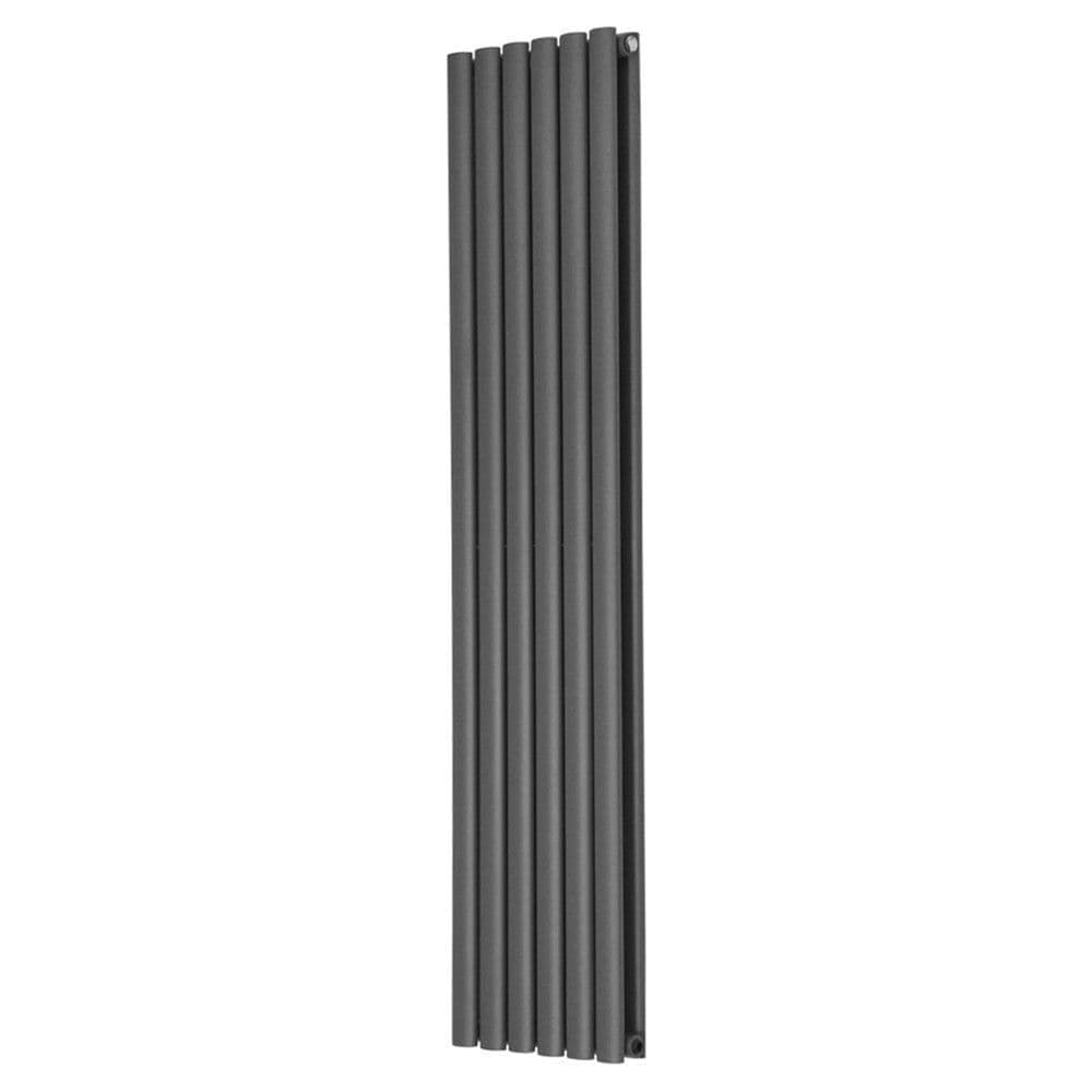 Designer Radiator - Oval Panel Vertical Double - 1600 x 354mm ...