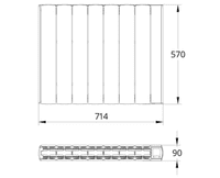 Electric ECO Ceramic Smart WiFi Energy Efficient Radiator Heater - 2000W - White