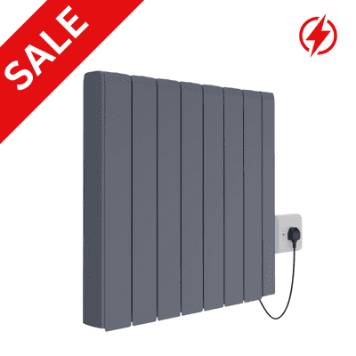 Electric ECO Smart WiFi Energy Efficient Anthracite Grey Designer Radiator  -  Choice Of Size