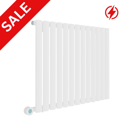 Electric ECO Smart WiFi Energy Efficient White Oval Designer Radiator  -  Choice Of Size