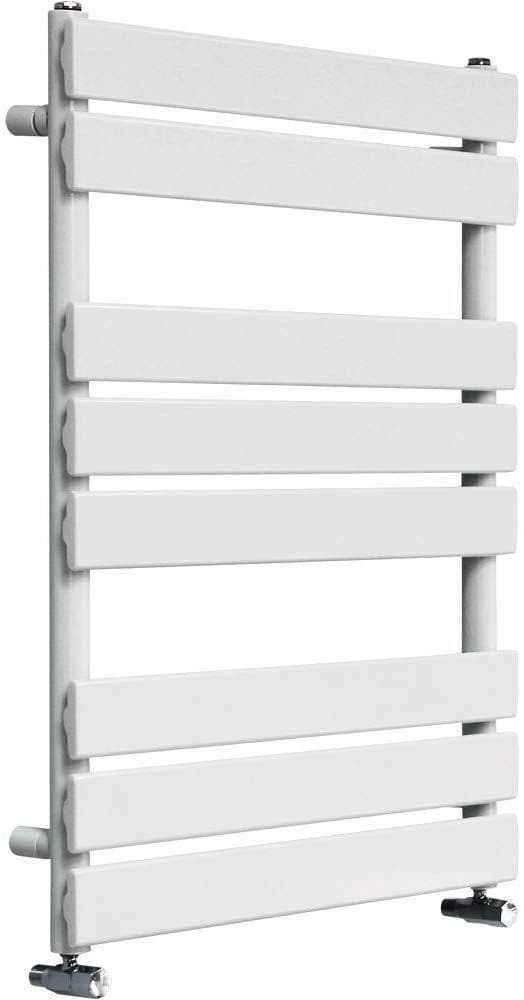 NRG Flat Panel Heated Towel Rail Radiator - 1000mm X 600mm, Gloss White