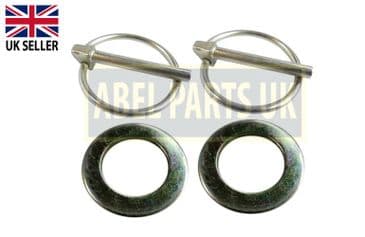 3CX BUCKET PIN WASHERS & LYNCH PINS (PART NO.823/00470, 826/00512)