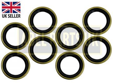 3CX - WIPER SEAL FOR STEERING ASSEMBLY PACK OF 8 (PART NO. 904/09300)