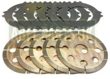 BRAKE & COUNTER PLATE SET FOR JCB 3CX (PART NO . 451/13302, 451/01702)