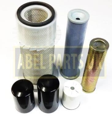FILTER KIT P8 TURBO AB SN 400000 - 430000 FOR SNYCRO AND P/S TRANS (32/903601, 32/202601, 02/100284)