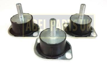 MINI EXCAVATORS ENGINE MOUNTINGS (BLACK) SET OF 3 PCS (PART NO. 332/S5912)