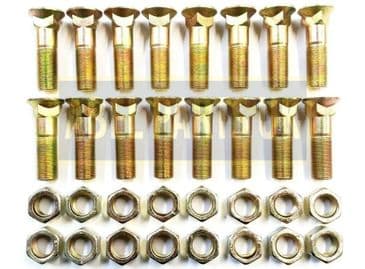 PLOUGH BOLT & NUT X16 PCS (PART NO. 826/00303 & 1340/0701F)