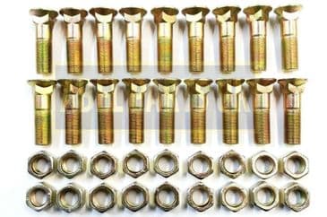 PLOUGH BOLT & NUT X18PCS (PART NO. 826/00303 & 1340/0701F)