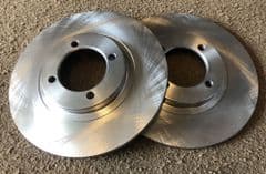 2 x Triumph TR4 TR4A TR5 TR250 TR6 Front Brake Discs - 209327